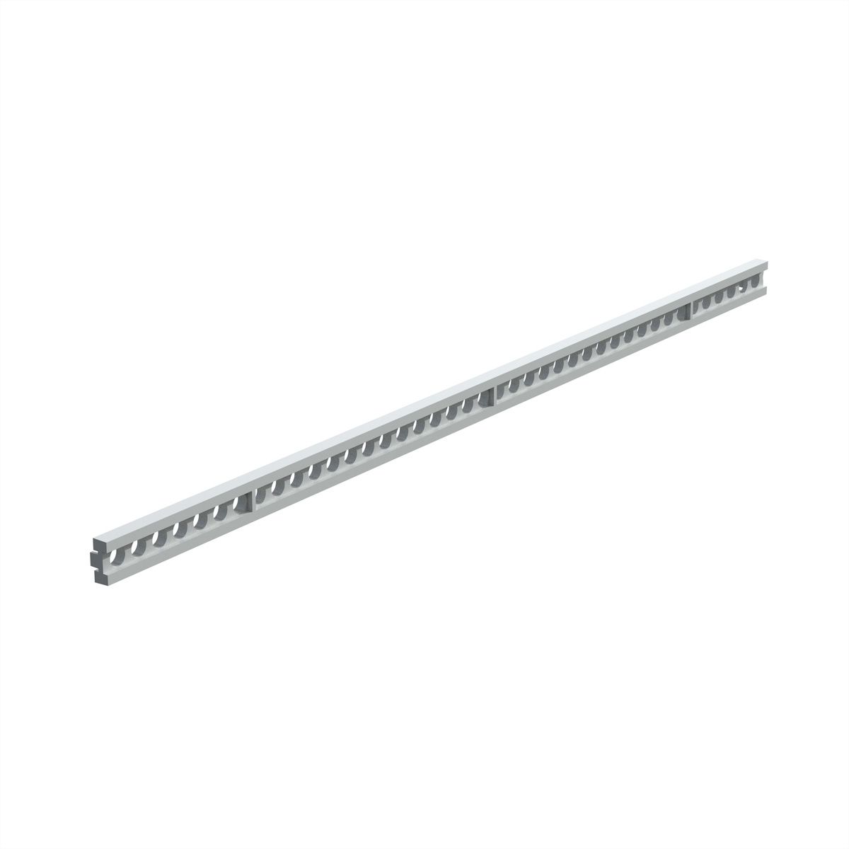 Bande isolante pour rail horizontal SCHROFF, 40 HP, PC