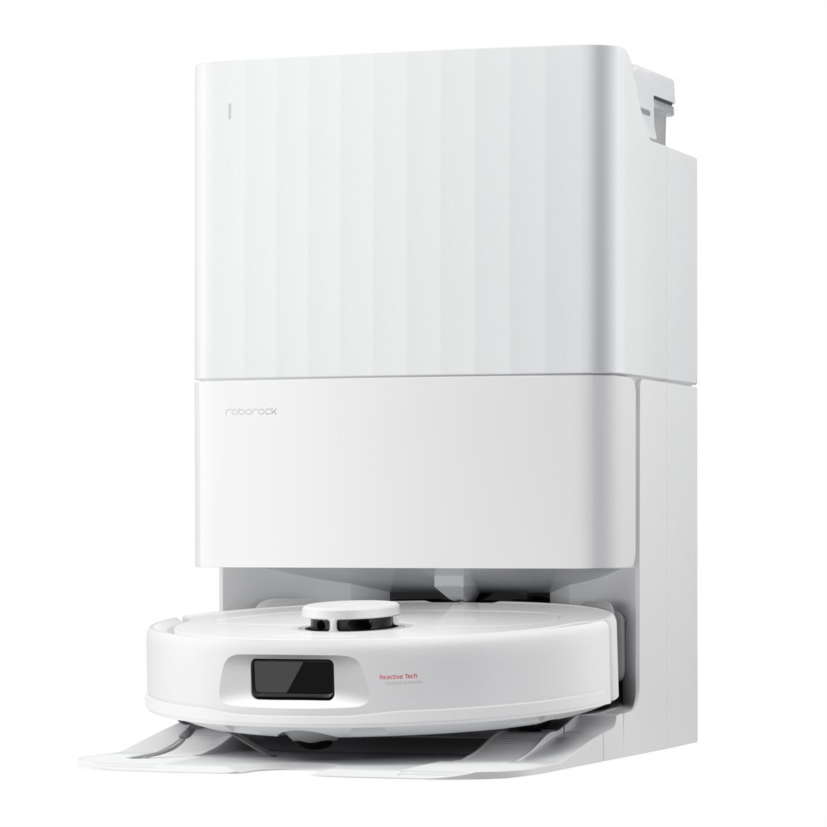 Roborock Aspirateur Qrevo S ProX blanc, Robot aspirateur/balayeur