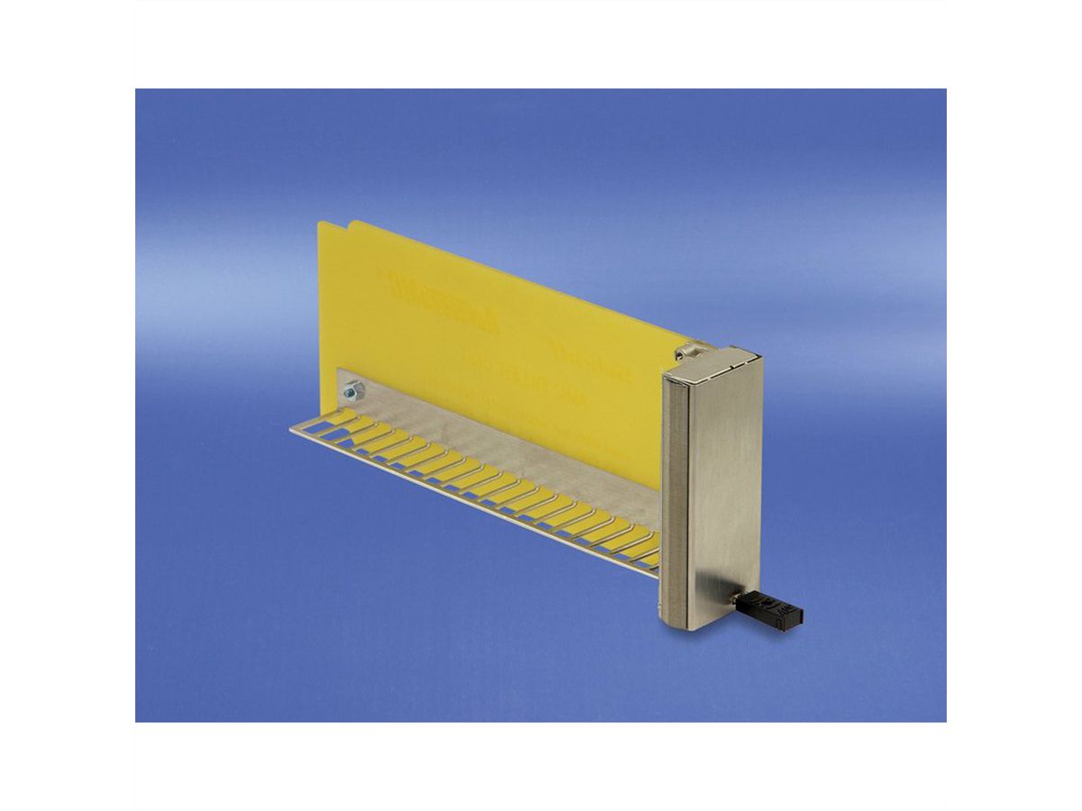 Module de remplissage SCHROFF AMC avec poignée coulissante, double, aluminium