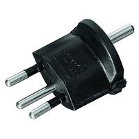 Fix -Adapter D Schutzkontakt / CH 3-polig (T12), Bulk Verpackung, VPE 100 Stück