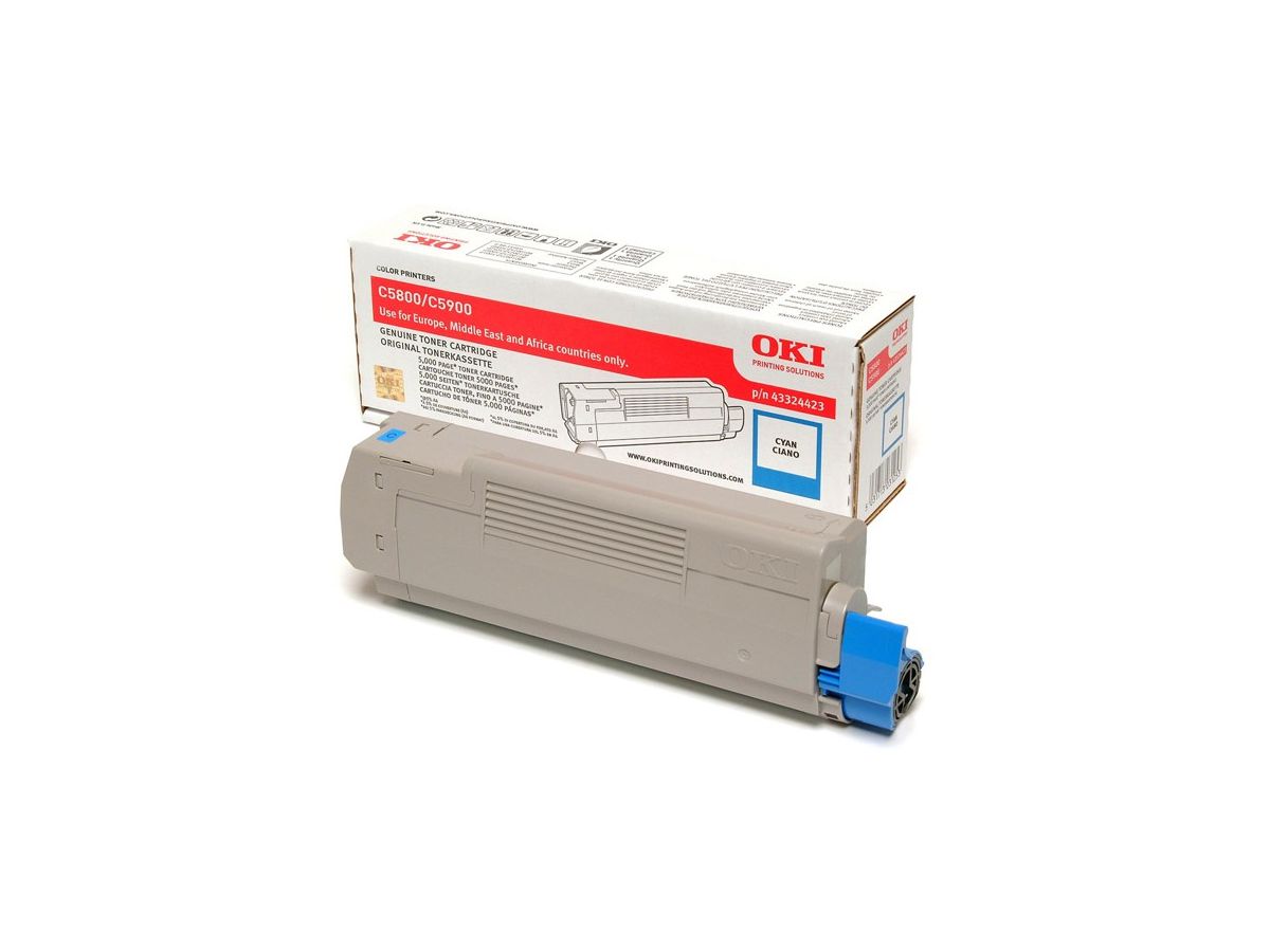 OKI 43324423 Cartouche de toner Original Cyan 1 pièce(s)