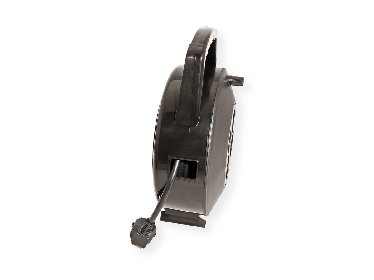 BACHMANN Enrouleur électrique, AC230V, 4 prises 2P+T allemand, 10m