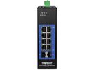 TRENDnet TI-G102i Switch rail DIN industriel administrable L2 Gigabit à 10 ports