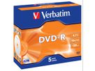 Verbatim DVD-R Jewel 4.7GB 16x 5 Pack