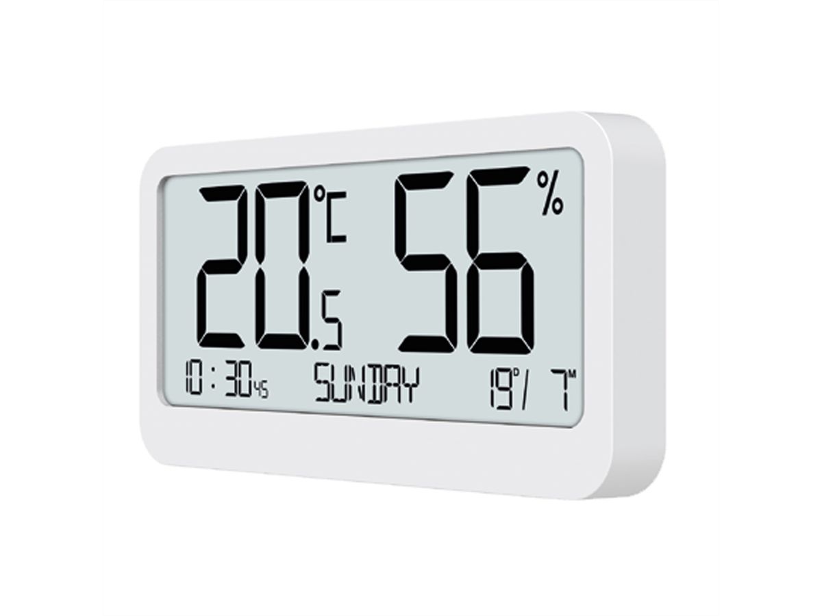 Technoline Thermo-Hygrometer WS 9455, Datums- und Wochentagsan., Temp + Luft