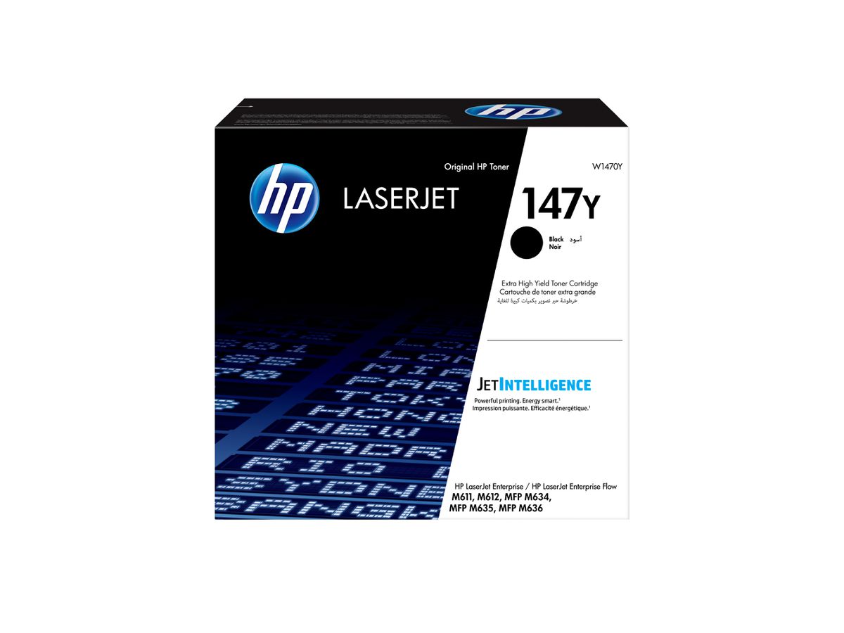 HP 147Y Schwarz Original LaserJet Tonerkartusche mit sehr hoher Reichweite