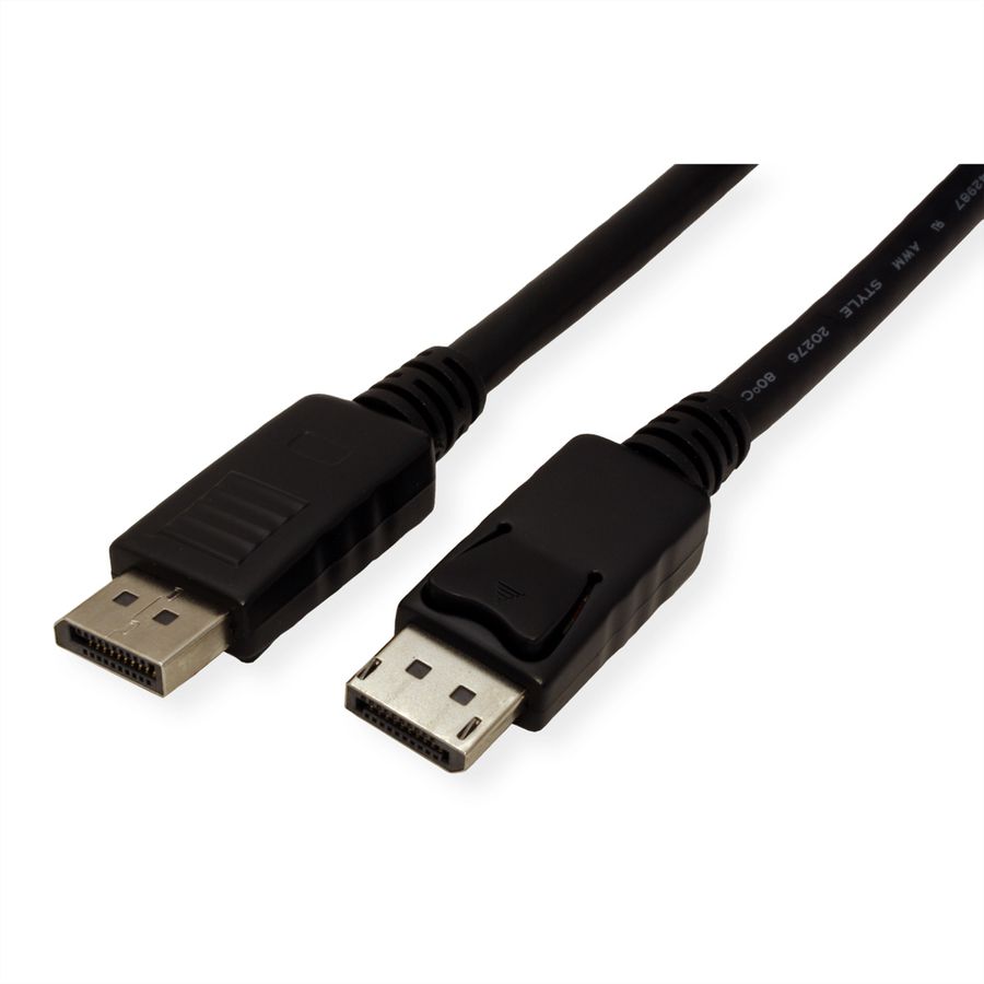 VALUE DisplayPort Kabel, DP ST - ST, schwarz, 2 m