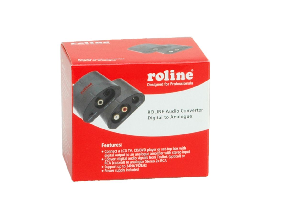 ROLINE Convertisseur Audio numérique vers analogue