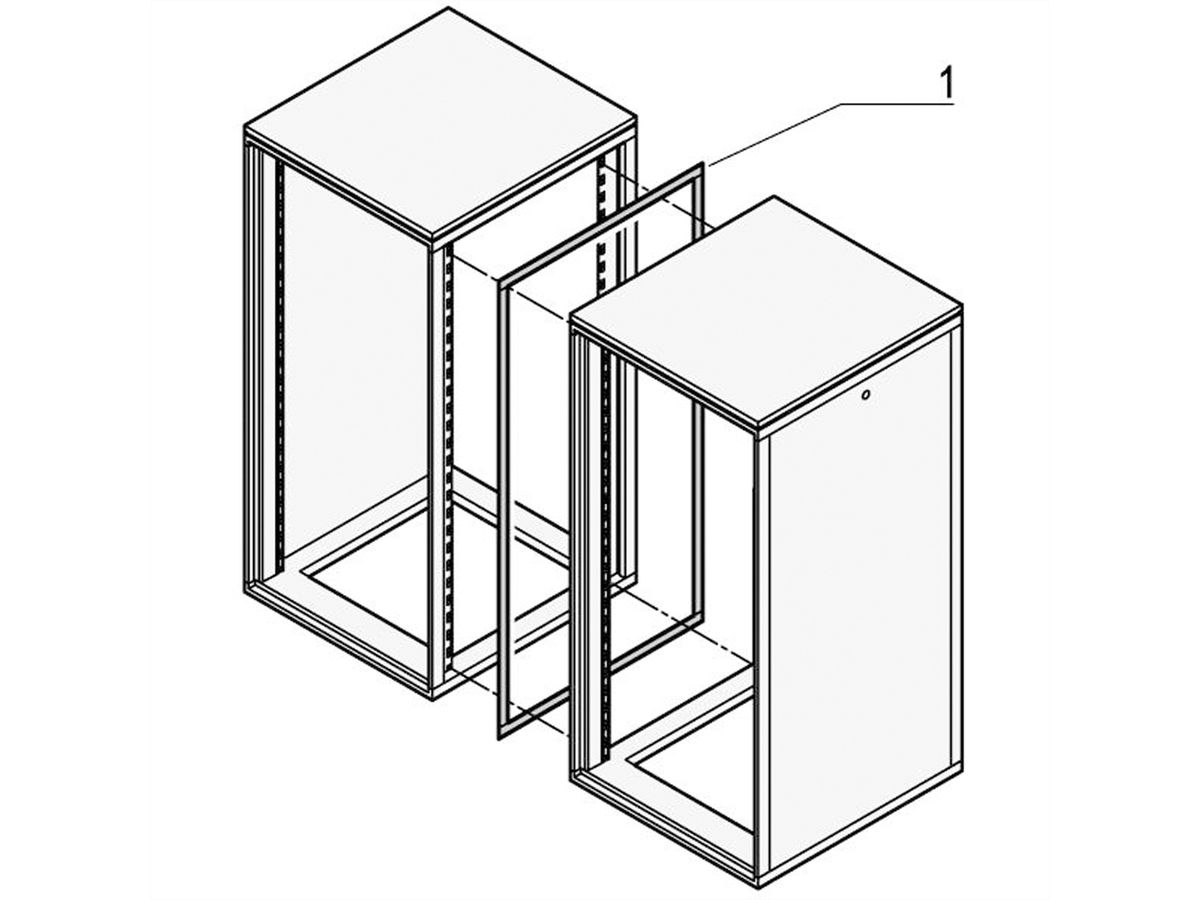 SCHROFF Anreihsatz - Dichtung, Schaumstoff-Klebeband