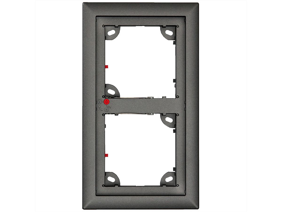 MOBOTIX Cadre pour 2 modules gris foncé (MX-OPT-Frame2-EXT-DG)