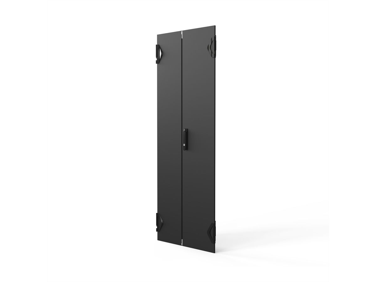 SCHROFF Porte double 1600H 600L RAL7021