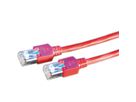 DÄTWYLER Patchkabel Kat.5e (Class D) S/UTP, CU 5502 flex PVC, Hirose TM11, rot, 3 m