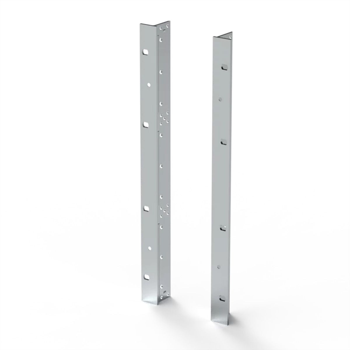 SCHROFF 19"-Winkel Typ F mit / ohne Grifflöcher für Textildichtung - 19"WINKEL 9HE M.GR. 2STK