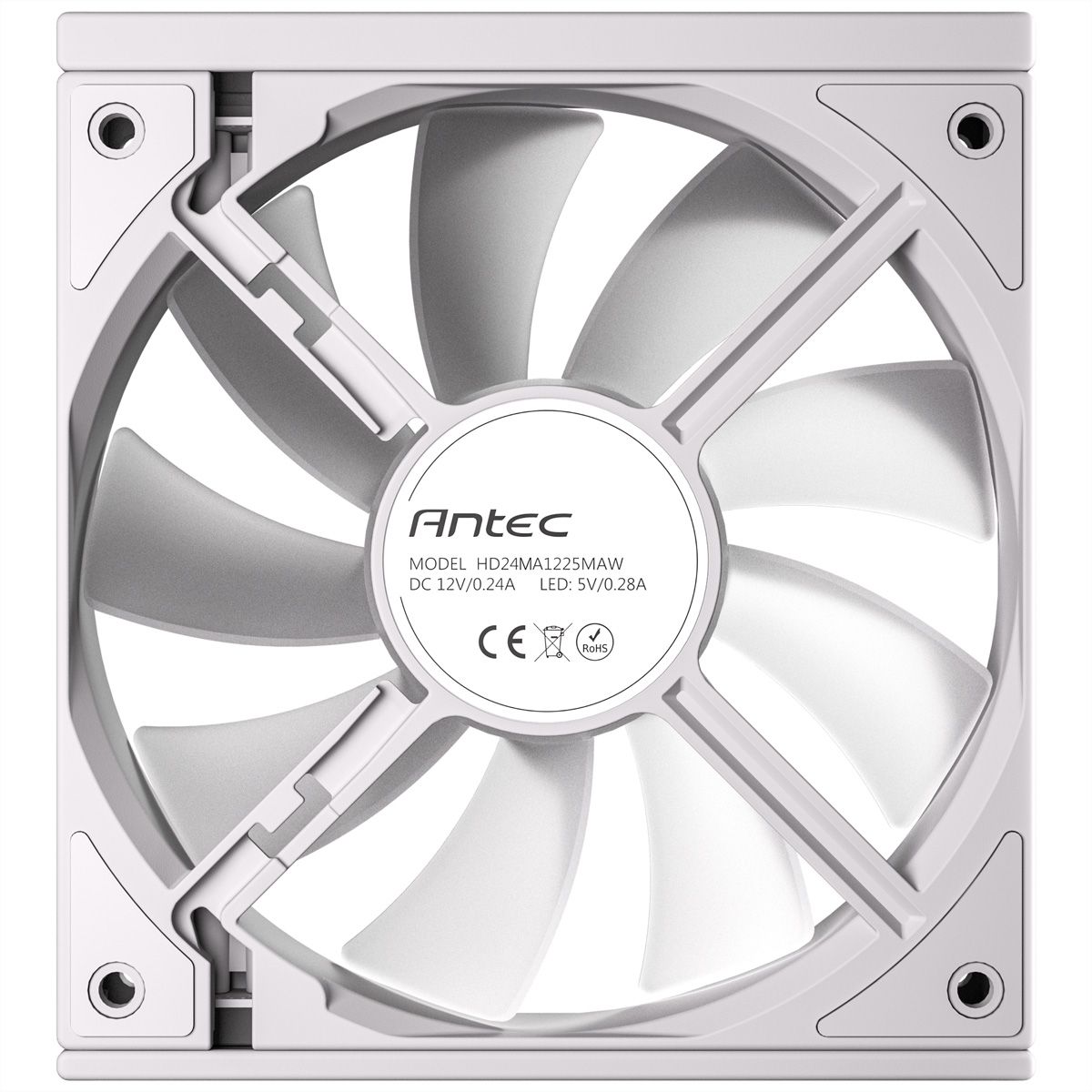 ANTEC C120 ARGB Fan PC Gehäuselüfter 120mm 3er Pack, weiß