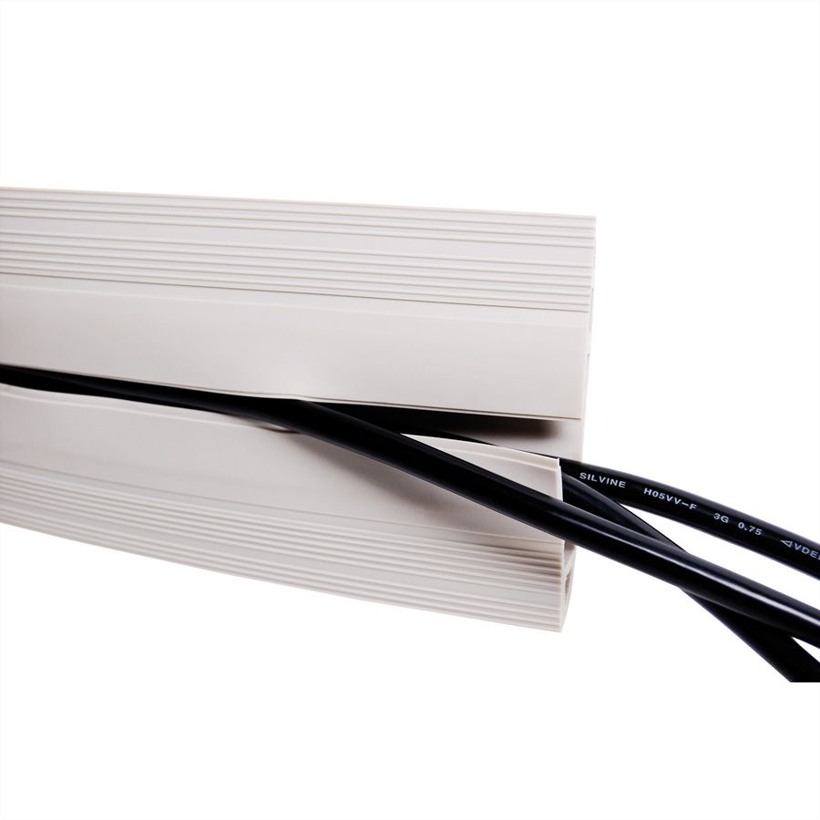 DATAFLEX Pont pour câbles, gris, 1,5 m