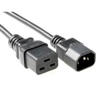 Adapter-Netzkabel IEC60320 Stecker C14 auf Buchse C19 1.8m 1.5mm2