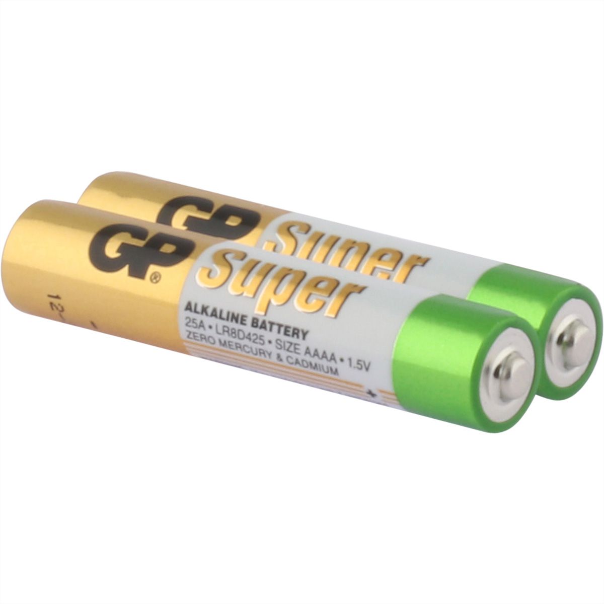 GP Batterie Super Alkaline AAAA 2x, 1,5V