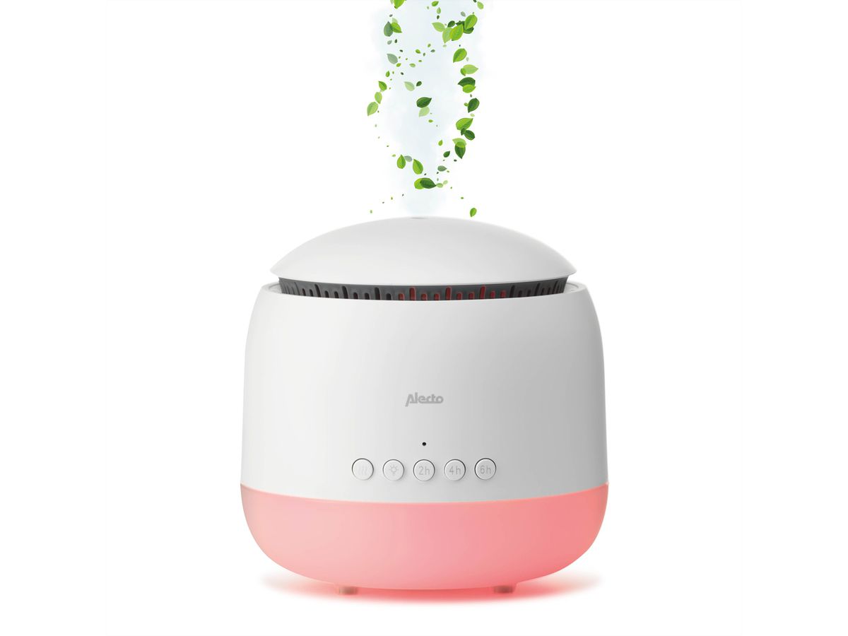 Humidificateur pour bébé Alecto BC-23, 25 mètres carrés, réservoir de 300 ml, éclairage nocturne