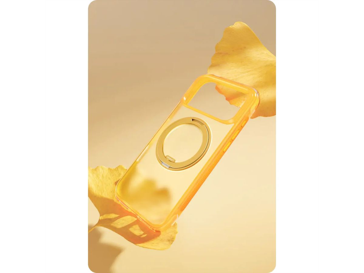 Torras Ostand O3 Air Case, iPhone 17 Pro Max, jaune