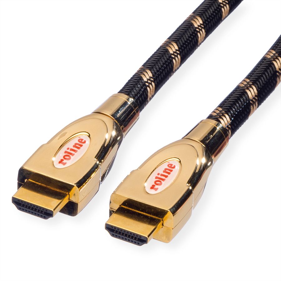 ROLINE GOLD Câble HDMI Ultra HD avec Ethernet, M/M, 2 m