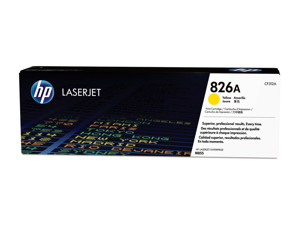 HP 826A toner LaserJet jaune authentique