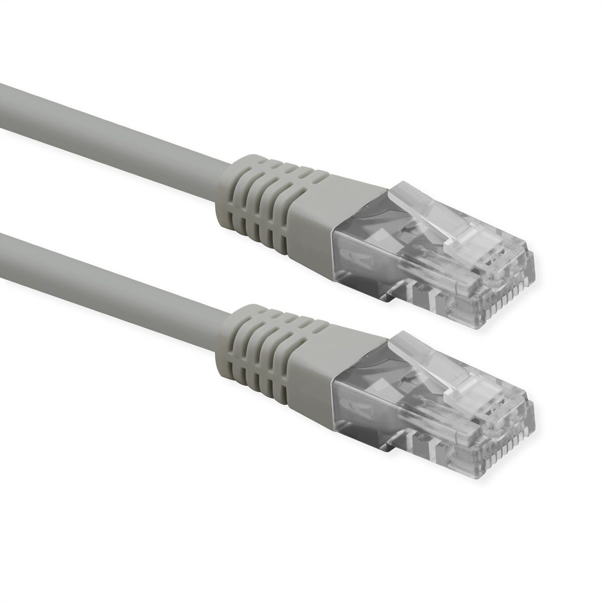 ROLINE Cordon Cat.6 (Classe E), UTP, PoE, gris, 2 m