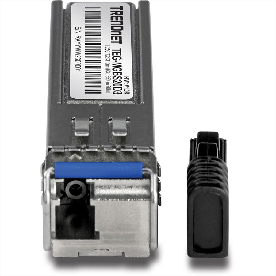 TRENDnet TEG-MGBS20D3 Mini-GBIC Dual Wavelength Single-Mode LC 1310 20KM