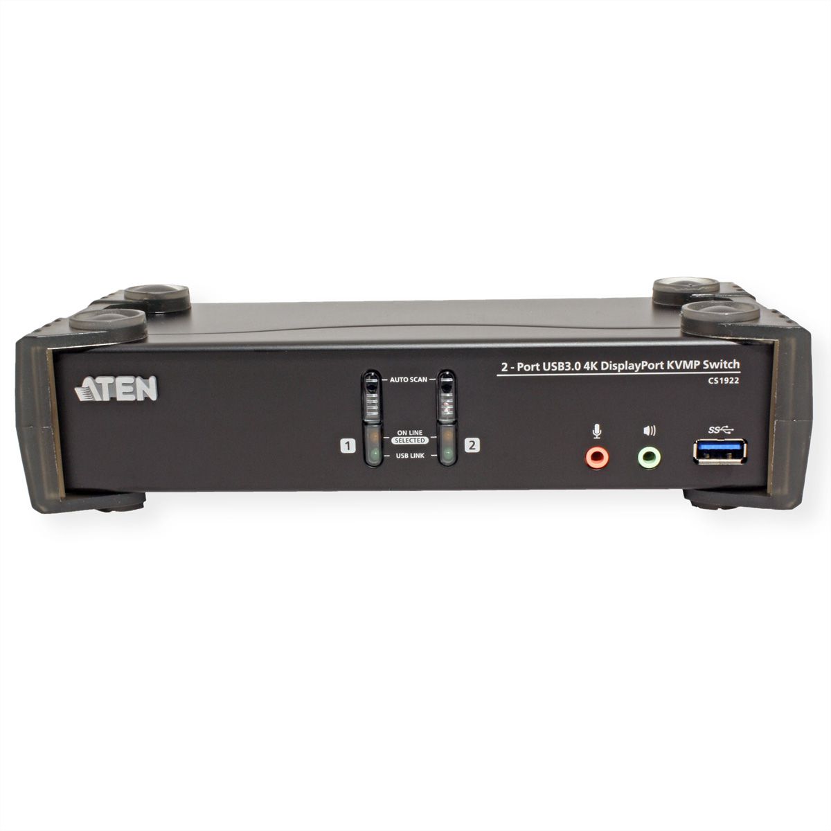 ATEN CS1922 2-Port USB 3.0 4K DisplayPort KVM Switch