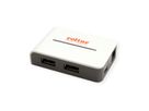 ROLINE Hub USB 2.0 "Black and White", 4 ports, avec alimentation