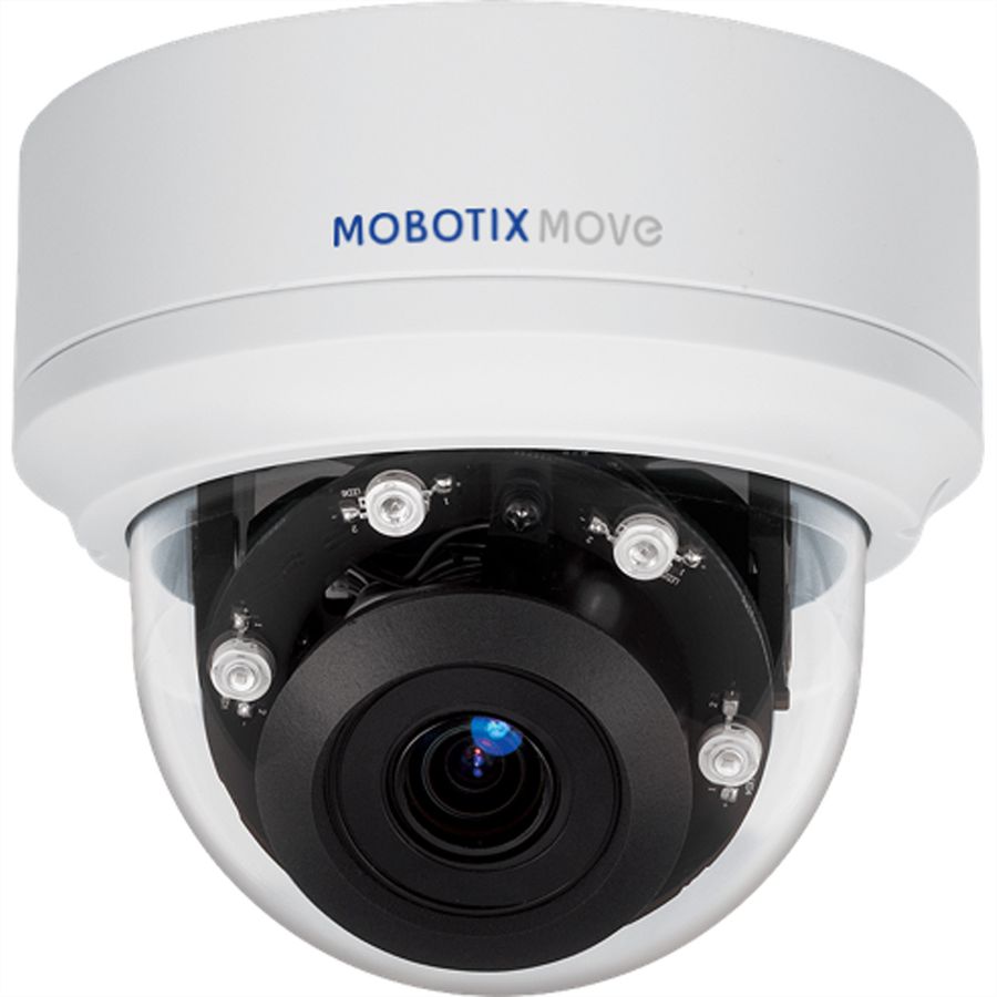 MOBOTIX MOVE Vandal-Dome Kamera 2 MP, 34-97°, IR-LED bis 15m
