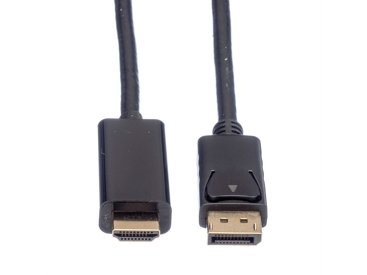 ROLINE DisplayPort Kabel DP - UHDTV, ST/ST, schwarz, 2 m