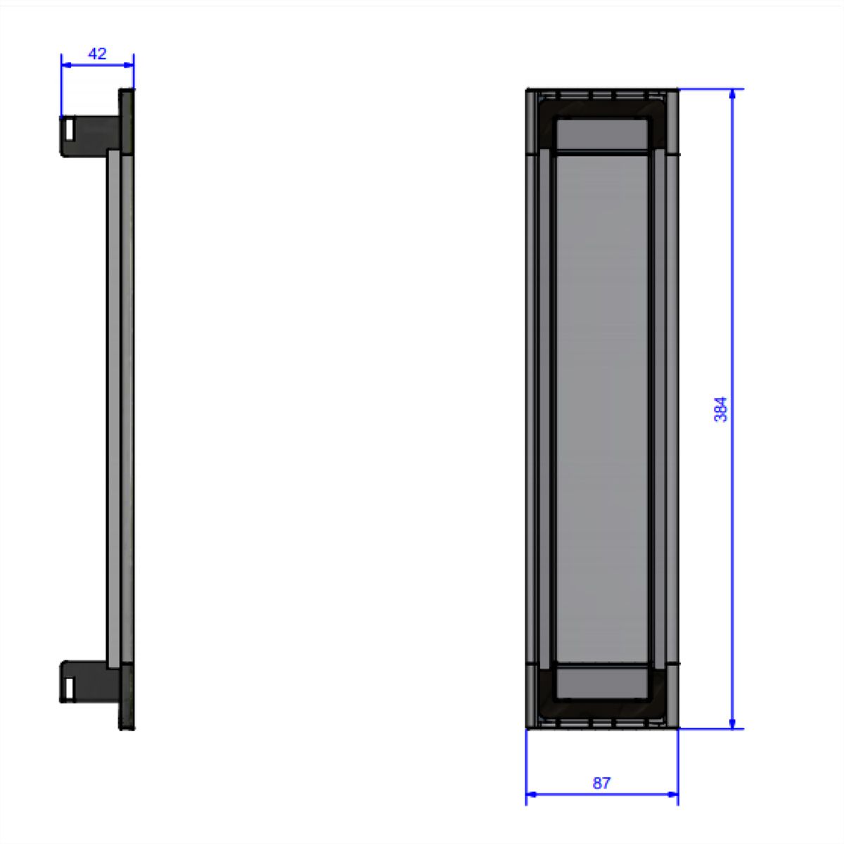 BACHMANN POWER FRAME COVER 6x avec couvercle noir