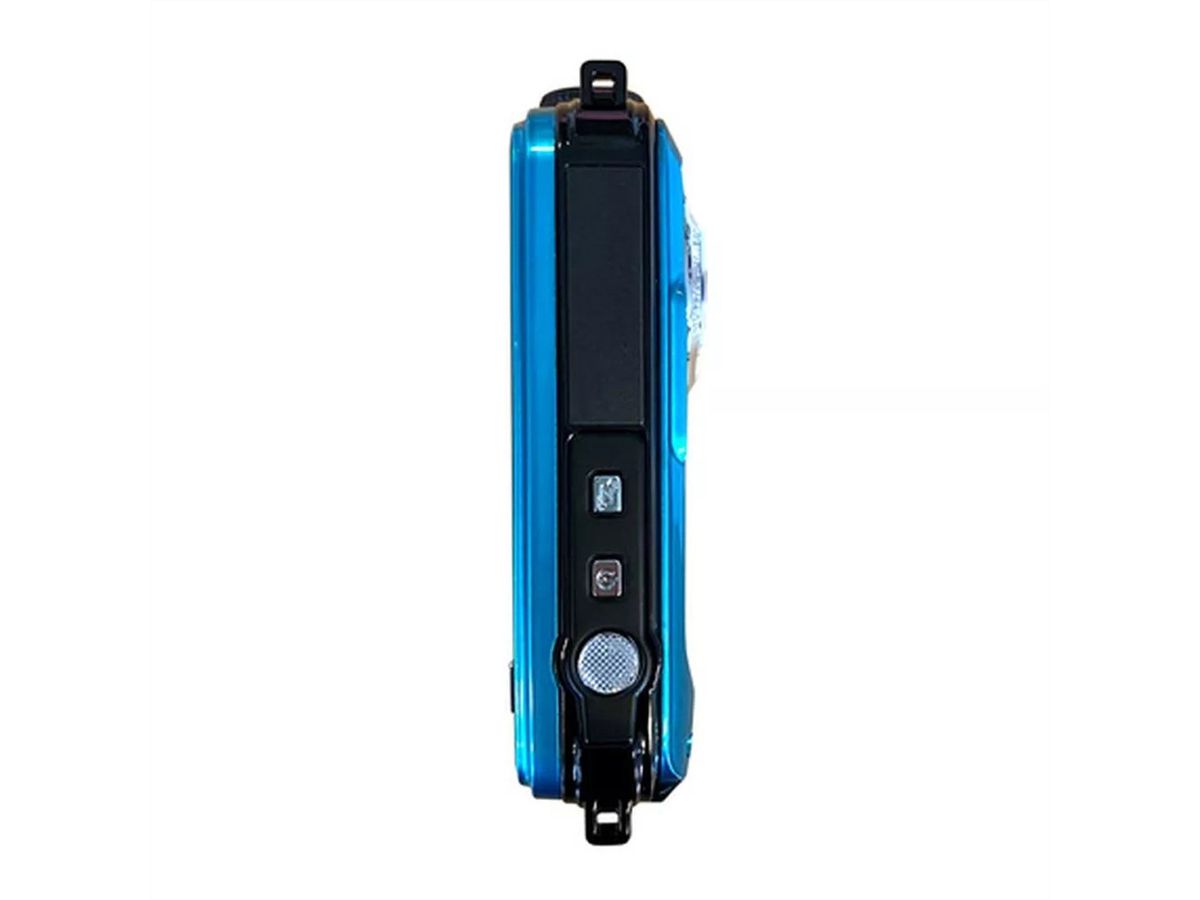 Agfa Digitalkamera, wasserdicht bis 3m, blau, Doppeldisplay, Blitz