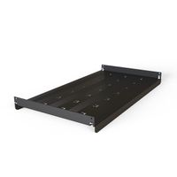 Étagère varistar SCHROFF, fixe, 75 kg, RAL 7021, 800W 500D