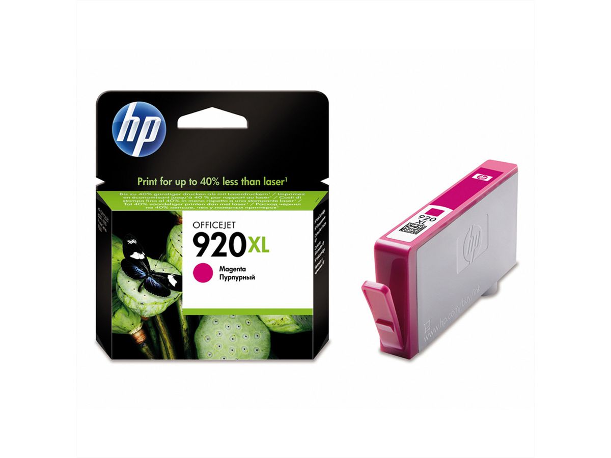 HP CD973AE, Nr. 920XL, cartouche, magenta pour HP-OfficeJet Pro 6000 / 6500