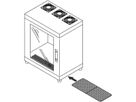 SCHROFF Epcase Tapis filtrant pour 19'' mallette 500-600D (x3)