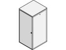 SCHROFF Stahltür 120° - STAHLTUER 16HE 600W RAL 7021