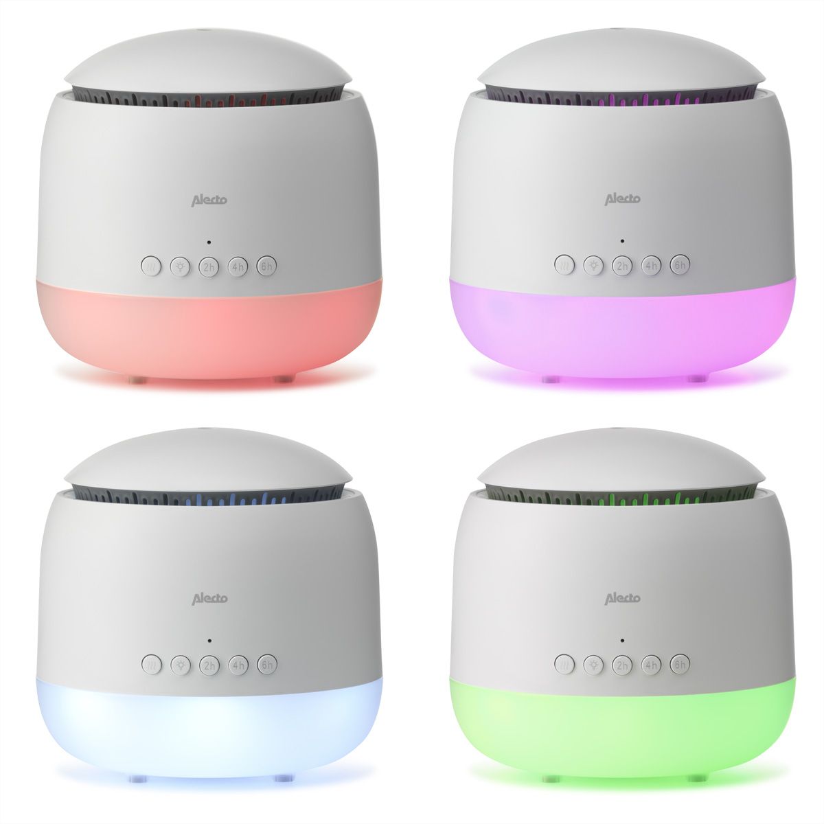 Humidificateur pour bébé Alecto BC-23, 25 mètres carrés, réservoir de 300 ml, éclairage nocturne