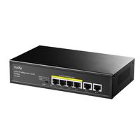 CUDY FS1006P Switch 6 ports 10/100M PoE+ 60W
