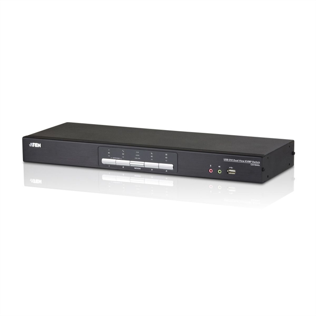 ATEN CS1644A Switch KVM Dual-View DVI, USB, Audio, USB-Hub, 4 ports