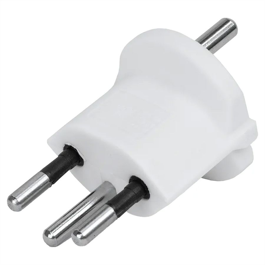 Fix -Adapter D Schutzkontakt / CH 3-polig (T12), Bulk Verpackung, VPE 100 Stück