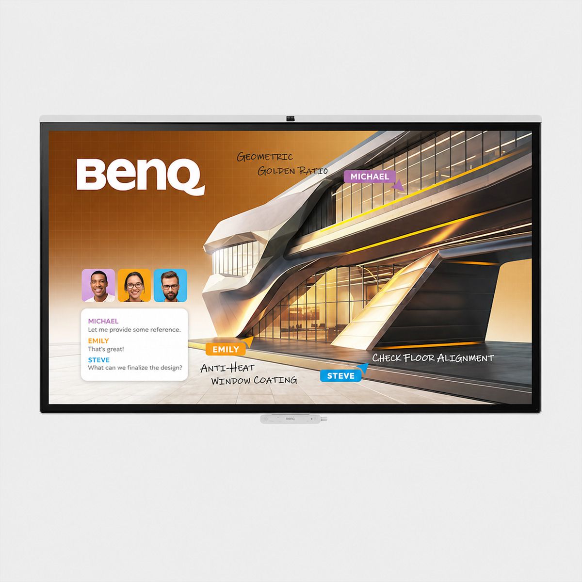 BenQ Interactive Display CP7505, 75", UHD, 450cd/m², Capacitive