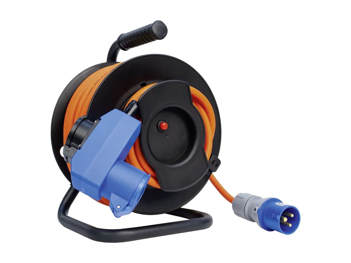 Steffen Kunststoff Kabelrolle 15m, GdV 3G2.5mm²