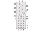 SCHROFF Federleiste - FEDERLEISTE MF7+24ZBDWW