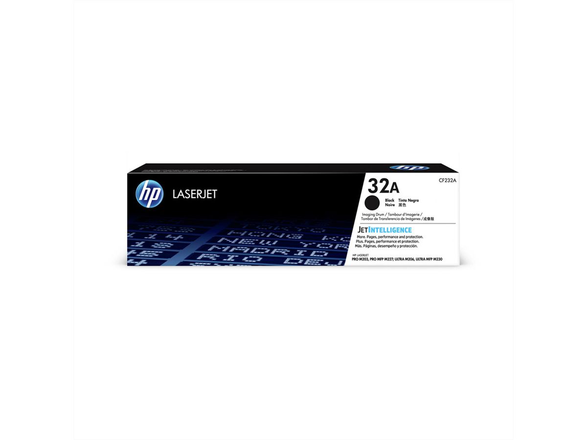 HP CF232A, Tambour noir, Nr. 32A, 23.000 pages pour HP LJ Pro M203dn, MFP M227fdn