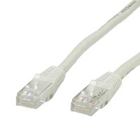 Cordon VALUE Cat.5e (Classe D) UTP confectionné, gris, 15 m
