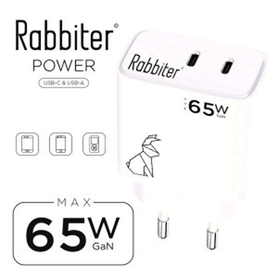 Rabbiter Power 65W Fast Dual-Charger