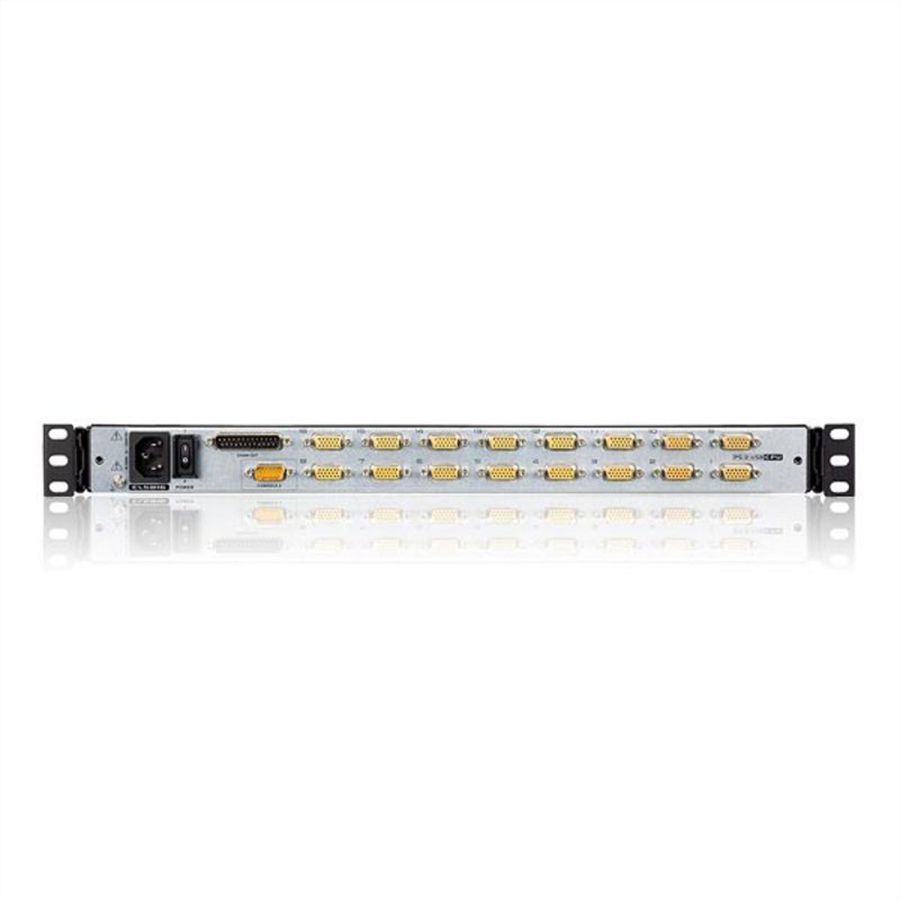 ATEN CL5816N 48cm-LCD KVM Switch USB-PS/2,VGA, 16 Port, FR-Layout