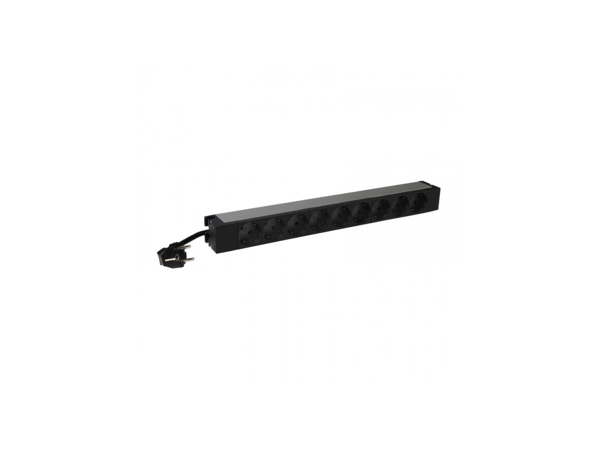 Middle Atlantic Products 646812 Stromverteilereinheit (PDU) 9 AC-Ausgänge 1U Schwarz