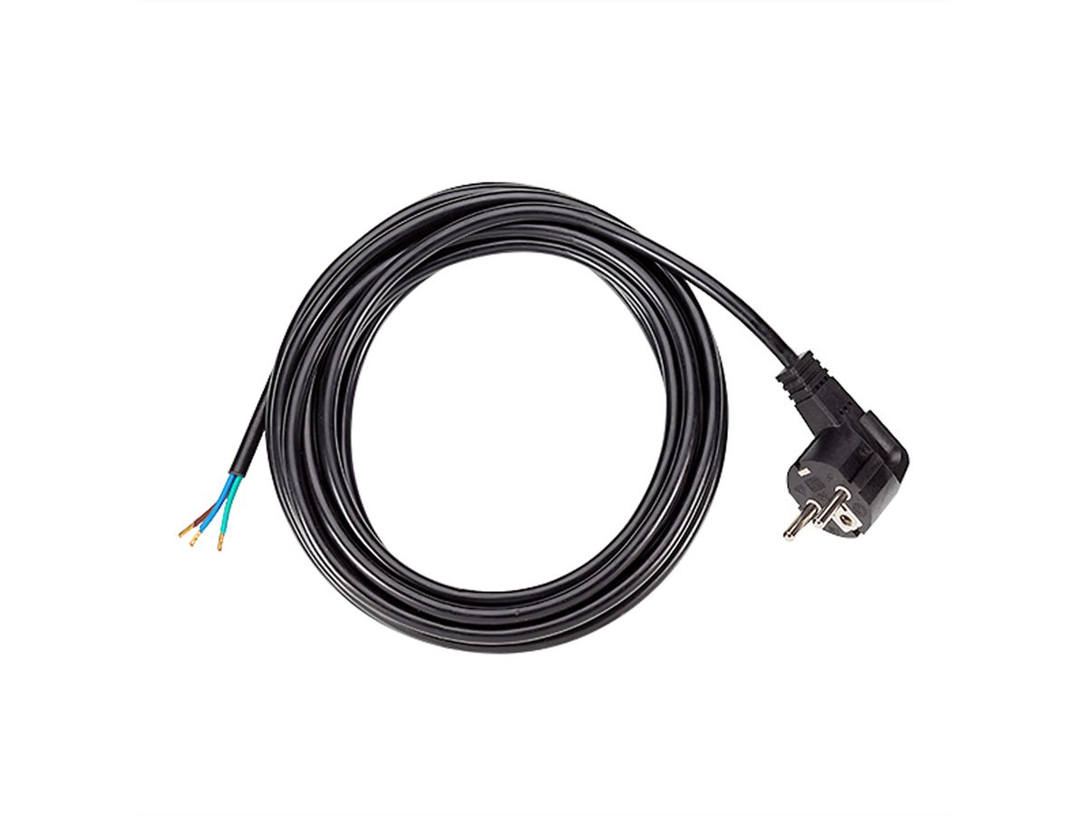 BACHMANN Câble H05VV-F 3G1,0 2m, noir, non emballé
